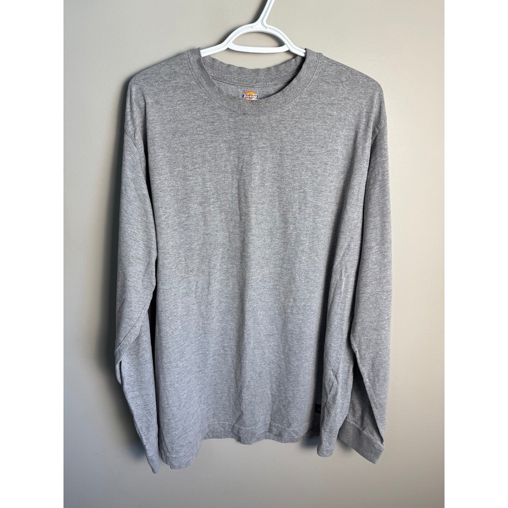 Dickies Mens Gray Graphic Long Sleeve Shirt XL Streetwear Skater Workwear